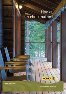 brochure HONKA 7 pages - Honka, un choix naturel