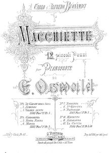 Partition complète, Macchiette, Op.2, Macchiette - 12 piccoli Pezzi