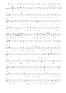 Partition Ch.2 - ténor [G2 clef], Sacrae symphoniae, Gabrieli, Giovanni
