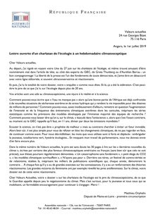 La « lettre ouverte d’un charlatan de l’écologie » du député Matthieu Orphelin à « Valeurs Actuelles 