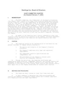 Audit Committee Charter 3.8.04