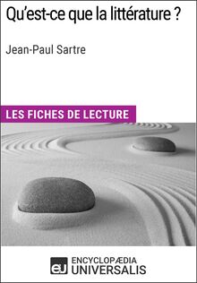 Qu est-ce que la littérature ? de Jean-Paul Sartre