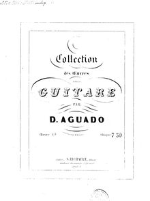 Partition complète, Le Menuet Affandangado, Op.15, Le Menuet Affandangado: Air espagnol