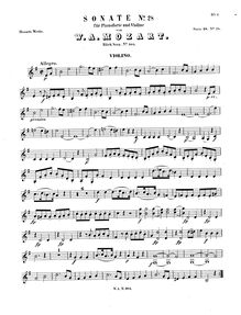 Partition de violon, violon Sonata, Violin Sonata No.21