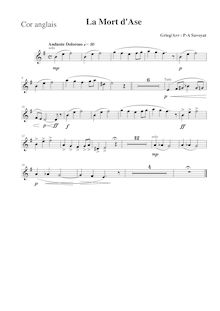 Partition anglais cor, Peer Gynt  No.1, Op.46, Grieg, Edvard