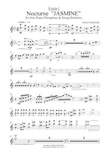 Partition violons I, Jasmine, Nocturne, C major, Buchynsky, Arsen