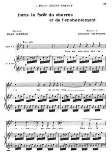 Partition , Dans la forêt du charme et de l enchantement, 2 Mélodies, Op.36