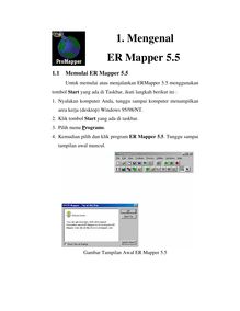 Tutorial ERMapper 5.5