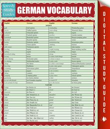 German Vocabulary (Speedy Study Guides)