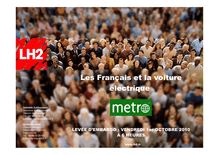 sondage LH2 pour Métro - Les Français et la voiture électrique