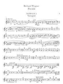 Partition trompette 1, 2, 3 (en F)2 Onstage trompettes en F, Parsifal