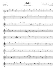 Partition ténor viole de gambe 2, octave aigu clef, 2 en Nomines