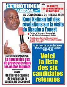 Le Quotidien d’Abidjan n°4097 - du lundi 04 avril 2022