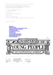 Harper s Young People, May 4, 1880 - An Illustrated Weekly