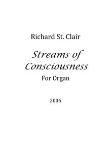 Partition complète, Streams of Consciousness, St. Clair, Richard