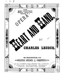 Partition Act I, Le coeur et la main, Opéra-comique en trois actes