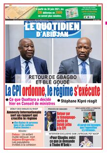 Le Quotidien d’Abidjan n°3067 - du mercredi 08 avril 2021