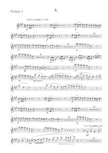 Partition violon 1, Piano quintette No.1, Klavierquintett Nr.1 h-moll par Albin Fries