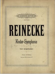 Partition couverture couleur, Kinder-Sinfonie, Op.239, Toy Symphony