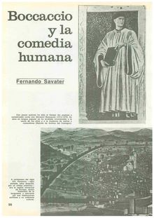Boccaccio y la comedia humana