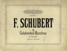 Partition No.3, 6 Grandes Marches, D.819, Schubert, Franz