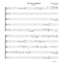 Partition Fantasia, VdGS No.68 - partition complète (Tr Tr T T B), Airs et Fantasia pour 5 violes de gambe