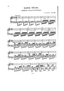 Partition complète, Danse Nègre, Op.109, Danse nègre - Caprice caracteristique