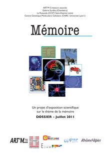 Un projet d exposition scientifique sur le thème de la mémoire ...