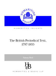 The British Periodical Text, 1797-1835