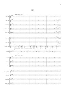 Partition , Allegro molto, Dopel-Konzerte für Karinette (oder Violine), viole de gambe und Orchester, Op.88