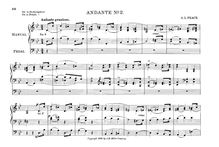 Partition complète, Andante No.2, G minor, Peace, Albert Lister