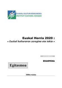 Euskal kultura 2020