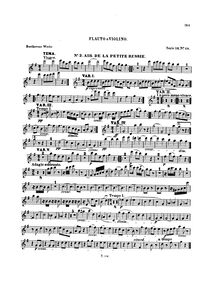 Partition flûte , partie, 10 National Airs avec Variations, Beethoven, Ludwig van par Ludwig van Beethoven