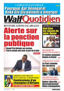 Walf Quotidien N°9094 - Mercredi 20 juillet 2022