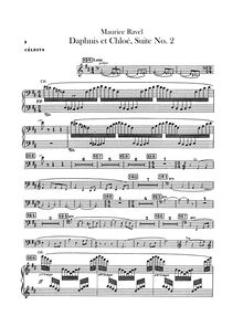 Partition Celesta, Daphnis et Chloé  No.2, Fragments symphoniques II