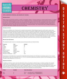 Chemistry (Speedy Study Guides)