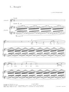 Partition complète, 3 Poèmes de Stéphane Mallarmé, Ravel, Maurice
