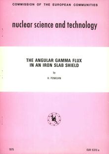 The angular gamma flux in an iron slab shield