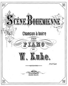 Partition complète, Scène bohémienne, Op.138, Kuhe, Wilhelm