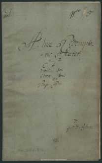 Partition complète, Alma Redemptoris Mater, D minor, Zelenka, Jan Dismas