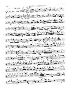 Partition Alto violoncelle (alternate pour violoncelle 1), 6 corde quintettes, G.307-312 (Op.28)