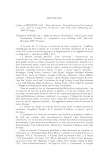Dominique Vidal. Droit français de l’arbitrage commercial international : édition bilingue français/ anglais - note biblio ; n°4 ; vol.57, pg 1112-1113