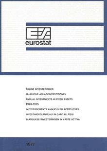 Annual investments in fixed assets in the industrial enterprises of the member countries of the European Community 1973-1975