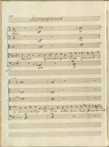 Partition Segment 3, passions-Cantata, 1768, Scheibe, Johann Adolph