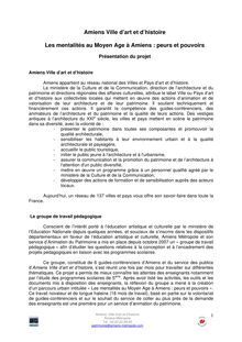 Présentation du projet - Amiens Ville d art et d histoire Les ...