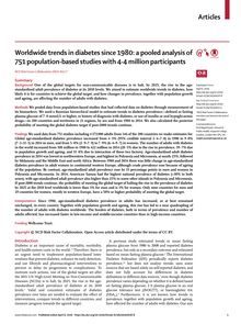 Diabète : 4 fois plus de malades qu en 1980 - étude de The Lancet