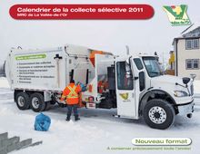 Calendrier de collecte - Calendrier de la collecte sélective 2011 ...