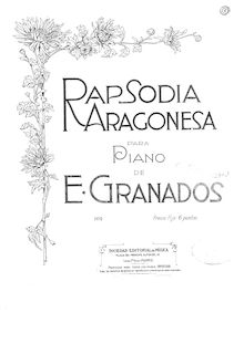 Partition complète, Rapsodia aragonesa, Granados, Enrique