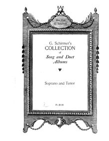 Partition complète, Schirmer s Soprano et ténor Duet Collection