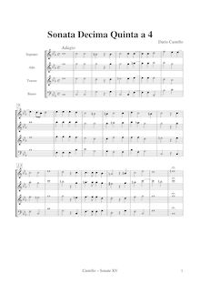 Partition complète et parties (transposed), Sonate concertate en stil moderno, libro secondo